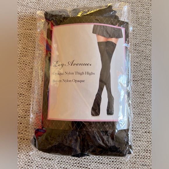 Leg Avenue
Opaque Nylon Thigh Highs - Picture 1 of 2